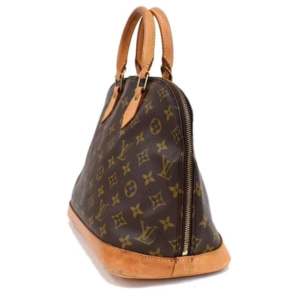 LOUIS VUITTON Alma Monogram Top Handle Crossbody Shoulder Bag VI0916 - Picture 6 of 17
